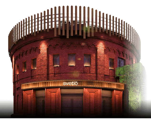 Газгольдер Svetlō — площадка для мероприятий